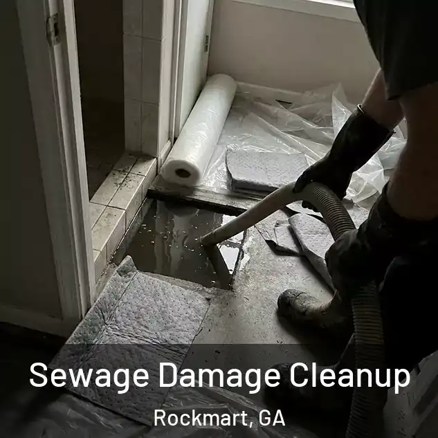 Sewage Damage Cleanup Rockmart, GA